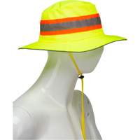 Chapeau de p&ecirc;cheur &agrave; refroidissement par &eacute;vaporation, Lime haute visibilit&eacute; We Share Industrial Supply