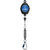 Cordage de s&eacute;curit&eacute; autor&eacute;tractable, 20', Acier galvanis&eacute;, Pivotant We Share Industrial Supply