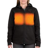 M12 Heated Hoodie with Battery, Women's, Medium, Black, Poly-Cotton We Share Industrial Supply