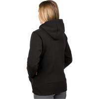 M12 Heated Hoodie with Battery, Women's, Medium, Black, Poly-Cotton We Share Industrial Supply
