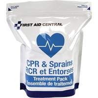 9-Piece CPR & Sprains Refill Pack for Emergency Response First Aid Kit We Share Industrial Supply