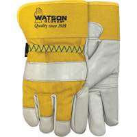 94003i Leather Combo Lined Gloves, Large, Grain Cowhide Palm, Fleece Inner Lining We Share Industrial Supply