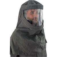 CoreMAX FR Chemical Splash Hood, Grey We Share Industrial Supply