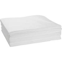 Feuilles absorbantes li&eacute;es, Huile seulement, 15" x 19", 10 gal. d'absorption We Share Industrial Supply