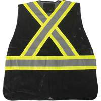Veste d'arpenteur conforme aux normes de la CSA, Noir, Moyen, Polyester We Share Industrial Supply