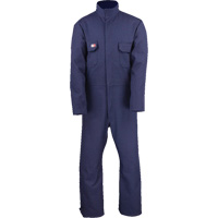 Westex UltraSoft&reg; Welder's Coverall - Regular, Size Small, Navy Blue We Share Industrial Supply