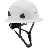 Fibre Metal Climbing Style Helmet with Full Brim, Meets CSA Type 2, Ratchet Suspension, Non-Vented We Share Industrial Supply