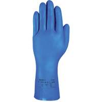 Gants r&eacute;sistants aux produits chimiques bleus pour usage moyen AlphaTec 37-501, Taille 7, 13" lo, Nitrile, 16,5-mil We Share Industrial Supply