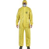 Combinaison AlphaTec 2300 STANDARD &agrave; coutures bord&eacute;es, mod&egrave;le 147, Petit, Jaune, Enduit de poly&eacute;thyl&egrave;ne/Polypropyl&egrave;ne We Share Industrial Supply