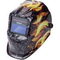 VIKING 1740 Ignition Auto-Darkening Welding Helmet, 3.78" L x 1.67" W View Area, 9 - 13 Shade Range We Share Industrial Supply