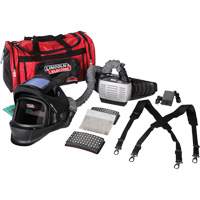 VIKING 3250D FGS&reg; Auto-Darkening PAPR with Extended Battery, Welding Helmet, Lithium-Ion Battery We Share Industrial Supply