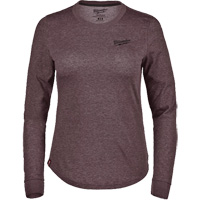 FREEFLEX Long-Sleeve Hybrid T-Shirt, Women's, X-Small, Purple We Share Industrial Supply