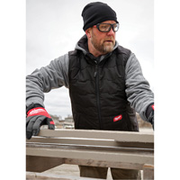 FREEFLEX Lightweight Insulated Vest, Men's, Small, Black We Share Industrial Supply
