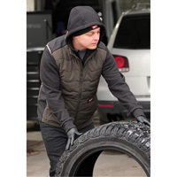 FREEFLEX Lightweight Insulated Vest, Men's, Small, Black We Share Industrial Supply