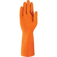 Gants robustes r&eacute;sistants aux produits chimiques AlphaTec 87-208, Taille 7, 12,8" lo, Latex de caoutchouc, Doublure en Coton/Ouat&eacute;e, 29,5 mils We Share Industrial Supply