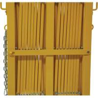 Barri&egrave;re extensible, 84" h x 20' lo, Jaune We Share Industrial Supply