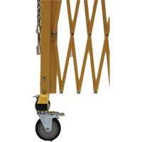 Barri&egrave;re extensible, 84" h x 20' lo, Jaune We Share Industrial Supply