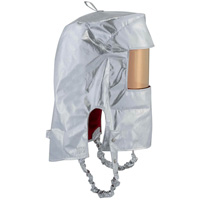 Cagoule r&eacute;fl&eacute;chissant la chaleur avec fen&ecirc;tre transparente dor&eacute;e We Share Industrial Supply