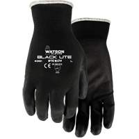 391 Stealth Black Lite Gloves, X-Small, Polyurethane Coating, Polyester Shell We Share Industrial Supply