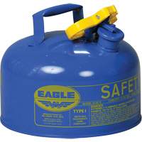 Bidon de s&eacute;curit&eacute; pour le k&eacute;ros&egrave;ne, Type I, Acier galvanis&eacute;, 2 gal. US, Bleu, Homologu&eacute; FM/List&eacute; UL/ULC We Share Industrial Supply
