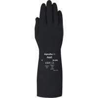 Gants d,usage moyen r&eacute;sistants aux produits chimiques AlphaTec 38001PP, Taille 7, 14" lo, Caoutchouc butyle, 14 mils We Share Industrial Supply