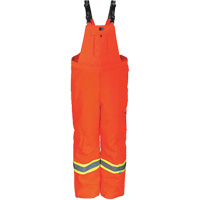 Heavy-Duty FR-Treated Journeyman 300D Trilobal Rip-Stop Coveralls, Polyester, Small, High Visibility Orange We Share Industrial Supply