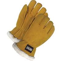 Driver's Gloves, Medium, Split Deerskin Palm, Sherpa Inner Lining We Share Industrial Supply