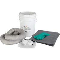 Trousse de d&eacute;versement de premi&egrave;re qualit&eacute; pour camion, Universel, Seau, Absorbance de 5 gal. US We Share Industrial Supply