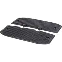Embouts d'extr&eacute;mit&eacute;s pour bosse de d&eacute;c&eacute;l&eacute;ration, Caoutchouc, 3' lo x 20" la x 2" h We Share Industrial Supply