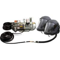 2-Worker DEFENDER Supplied Air Shield & Helmet System We Share Industrial Supply