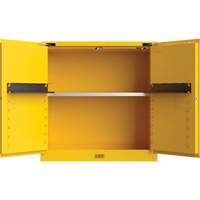 Utili-Guard+ Flammable Safety Cabinet, 30 gal., 1 Door, 43" W x 44" H x 22" D We Share Industrial Supply