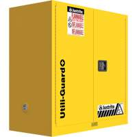 Utili-Guard+ Flammable Safety Cabinet, 30 gal., 1 Door, 43" W x 44" H x 22" D We Share Industrial Supply