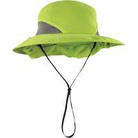 Chapeau de garde forestier 8934 Chill-Its avec prot&egrave;ge-nuque, petit/moyen, Lime haute visibilit&eacute; We Share Industrial Supply