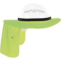 Visi&egrave;re universelle avec protection de la nuque pour casque de s&eacute;curit&eacute; Chill-Its 6661, Lime haute visibilit&eacute; We Share Industrial Supply