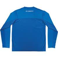 Chemise de refroidissement &agrave; manches longues avec protection solaire et UV Chill-Its 6689, Bleu, Petit We Share Industrial Supply