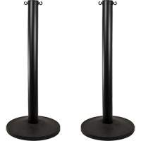 Montant industriel, Hauteur de 37", Noir We Share Industrial Supply