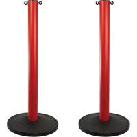 Montant industriel, Hauteur de 37", Rouge We Share Industrial Supply
