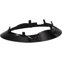 Bordure large compl&egrave;te &agrave; agrafe pour casque d'alpiniste RZRBack, blanc We Share Industrial Supply