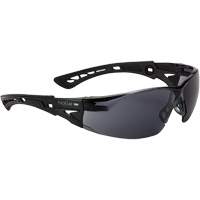 Lunettes de s&eacute;curit&eacute; Rush + BSSI, Lentille Fum&eacute;e/Gris, Antibu&eacute;e/Anti-&eacute;gratignures, ANSI Z87+ We Share Industrial Supply