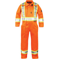 High-Visibility Fire-Resistant Coveralls, Size Small, Orange We Share Industrial Supply