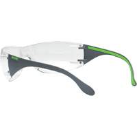 Lunettes de s&eacute;curit&eacute; gris/vert Adapt Lite, Lentille Transparent, Antibu&eacute;e/Anti-&eacute;gratignures, ANSI Z87+/R&eacute;pond ou surpasse la norme CSA Z94.3 We Share Industrial Supply