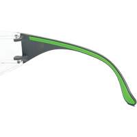 Lunettes de s&eacute;curit&eacute; gris/vert Adapt Lite, Lentille Transparent, Antibu&eacute;e/Anti-&eacute;gratignures, ANSI Z87+/R&eacute;pond ou surpasse la norme CSA Z94.3 We Share Industrial Supply