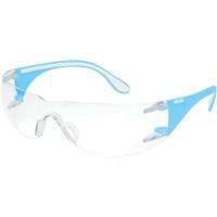Lunettes de s&eacute;curit&eacute; bleu/blanc Adapt Lite, Lentille Transparent, Antibu&eacute;e/Anti-&eacute;gratignures, ANSI Z87+/R&eacute;pond ou surpasse la norme CSA Z94.3 We Share Industrial Supply