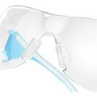 Lunettes de s&eacute;curit&eacute; bleu/blanc Adapt Lite, Lentille Transparent, Antibu&eacute;e/Anti-&eacute;gratignures, ANSI Z87+/R&eacute;pond ou surpasse la norme CSA Z94.3 We Share Industrial Supply
