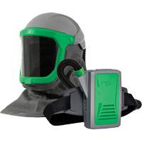 Z-Link Powered Air Respirator with Zytec FR Shoulder Cape, Facepiece Respirator/Welding Helmet We Share Industrial Supply