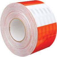 Pellicule souple pour chantiers routiers &agrave; haute intensit&eacute; 382VHIP, 5" la x 150' lo, Orange et blanc We Share Industrial Supply