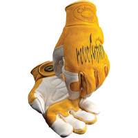 Caiman&reg; Premium TIG/MIG Welder's Gloves with Hook & Loop Closure, Split Cowhide, Size Medium We Share Industrial Supply