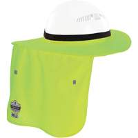 Bordure FR vert lime pour casque de chantier avec cache-cou We Share Industrial Supply