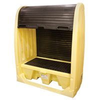 Drum Hardcover & Spillpallet, 60" L x 37" W x 72" H, 2000 lbs. Load Capacity We Share Industrial Supply