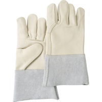 Gants de travail d'usage standard, Grand, Paume en Cuir fleur de vache We Share Industrial Supply